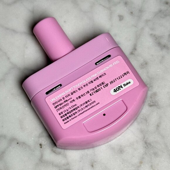 Unleashia Don't Touch Glass Pink Cushion Re-Feel Refill Only | 40N Bake | NEW - Picture 2 of 4